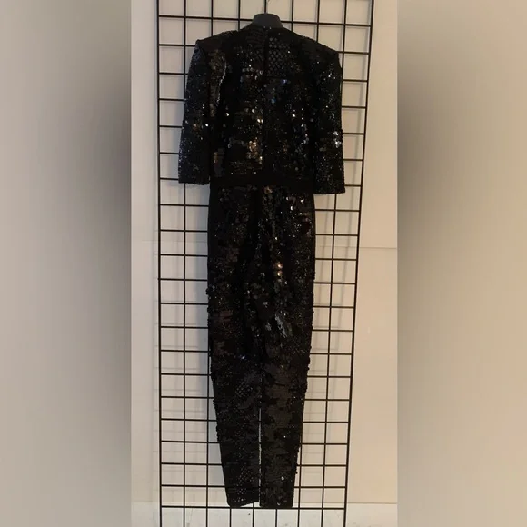 2X “HOST PICK” Zhivago Sequined Mesh Jumpsuit - Picture 9 of 16